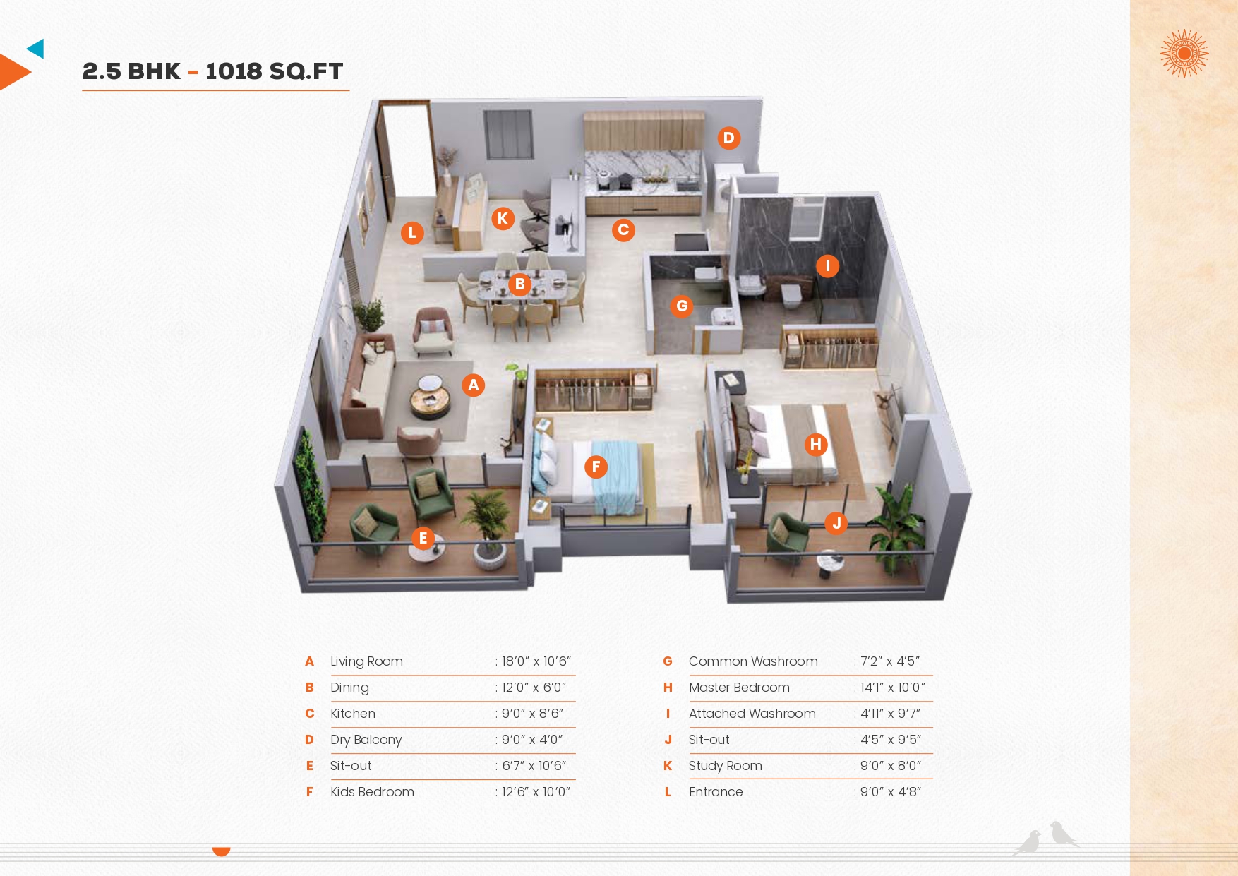 Awadh One Floor Plan